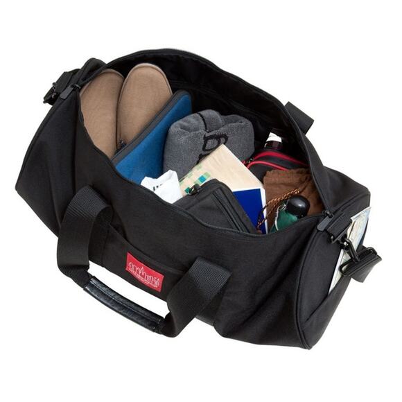 Manhattan Portage "Chelsea" Drum Duffle Bag in Black - Picture 5 of 7